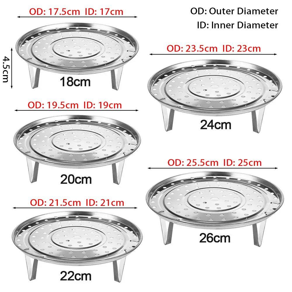 1 шт. Подставка-пароварка из нержавеющей стали, корзина, миска, кастрюля, прочный поддон для приготовления на пару
