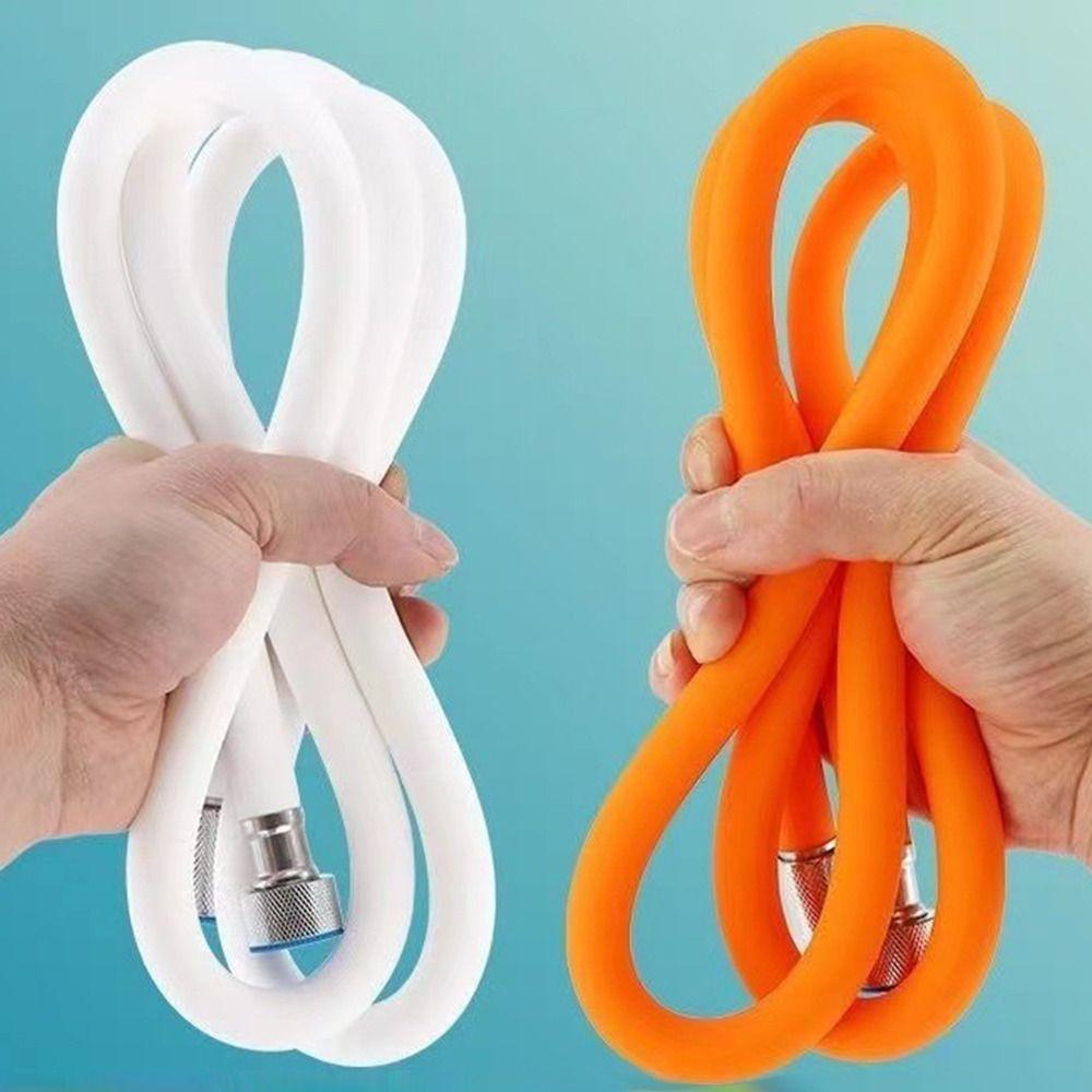 Anti-Winding Silicone Flexible Shower Hose 1.5/2M Showerhead Tube Bathroom Faucte Accessories