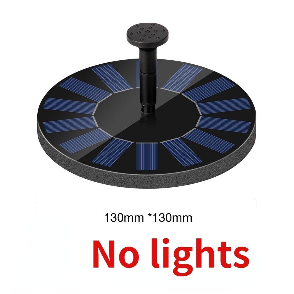 Водонепроницаемый солнечный фонтан со светодиодной подсветкой 3 Вт, 7,48/6,3 дюйма, солнечная панель, фонтан для купания с птицами, красочные 6/4 фонари, плавательный насос, плавающий солнечный фонтан