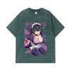 275 GSM Washed T-shirts 100% Cotton Hensuki V1 Sayuki Print Unisex Heavy Cotton T Shirt