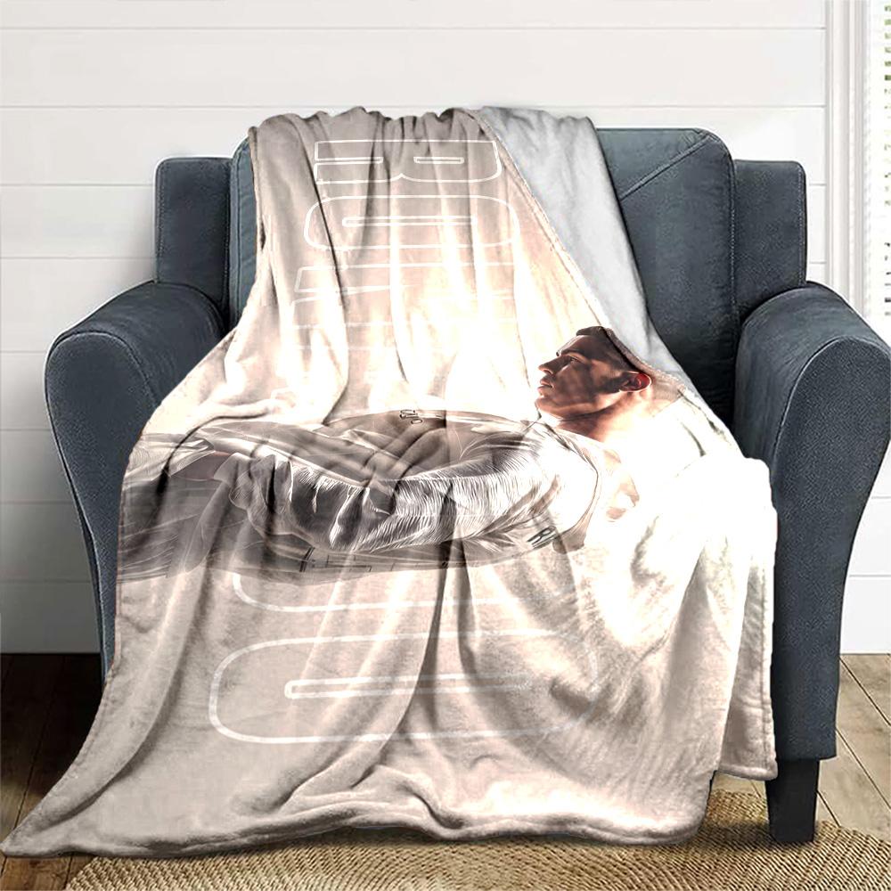 Cristiano Ronaldo Celebration Blanket Durable Comfort Perfect for Couch Seaside Livingroom Four Seasons Multipurpose Digital Print