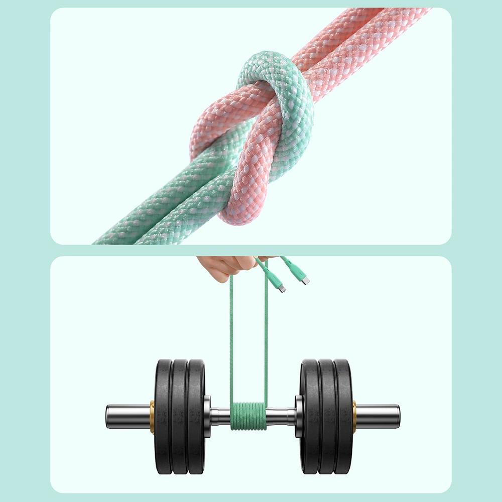 Joyroom Multi-Color Series Sa34-Cc3 Usb-C / Usb-C Cable 60W Fast Transfer 1M - Purple