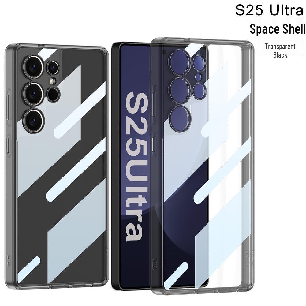 Чехол для Galaxy S25 - Ультратонкий прозрачный для S25Ultra и Креативный космический дизайн для S25Plus