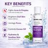 SKINLURE Гель для умывания с 0,5% салициловой кислотой для проблемной и жирной кожи | Очищающее средство с ниацинамидом и койевой кислотой | Формула для контроля жирности | 100 мл
