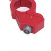 Motorcycle Lock Red Protective Handlebar Horn Lock with Gasket Key for Braking Security