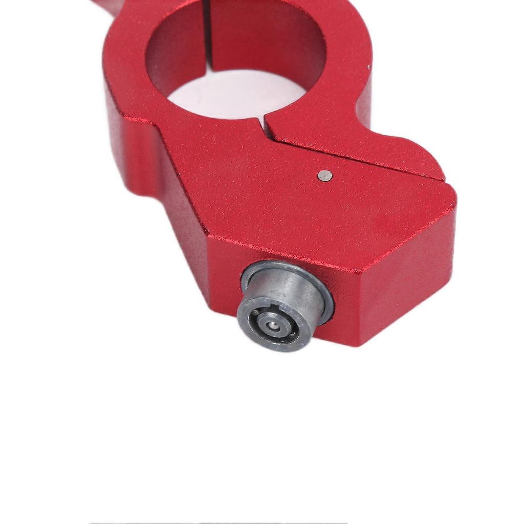 Motorcycle Lock Red Protective Handlebar Horn Lock with Gasket Key for Braking Security