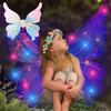 With Light Music LED Electric Butterfly Wings Glowing Electric Fairy Wings  Birthday Gift