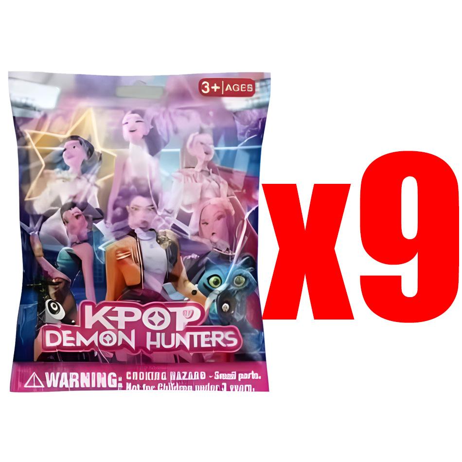 Аниме Мини-фигурки Охотники на демонов в Слепой Коробке K-pop Милые ПВХ Фигурки в Коробке-сюрпризе Коллекционная Модель Куклы Декоративный Предмет