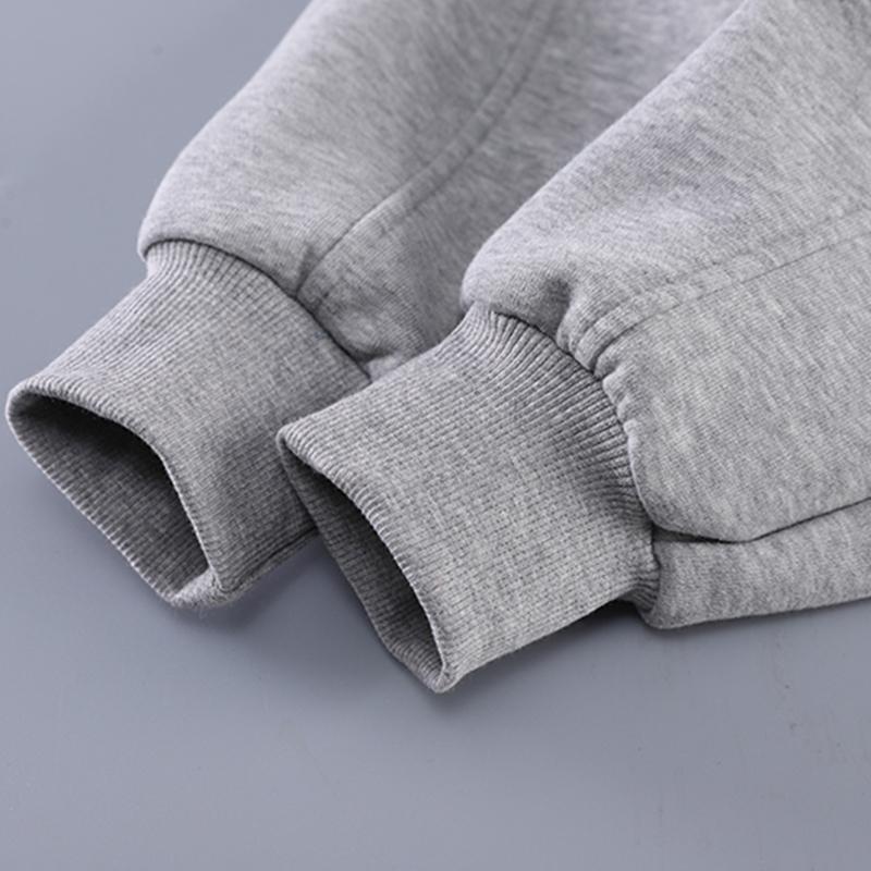 Костюм с длинными рукавами для мальчиков от 0 до 5 лет, детская толстовка с капюшоном и принтом льва + повседневные штаны, комплект из двух предметов, милая и удобная одежда для мальчиков и малышей