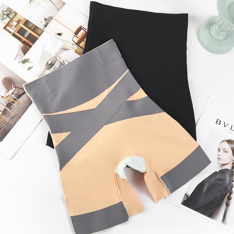 Модные тонкие боксеры для послеродового восстановления, женские защитные брюки с высокой талией, узкие шорты, трусики с сильной подтяжкой живота, ягодиц