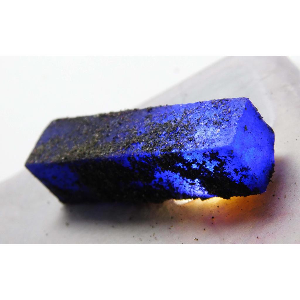 Natural Sapphire Uncut Rough 89 Ct Dyed Blue Rough Loose Gemstone