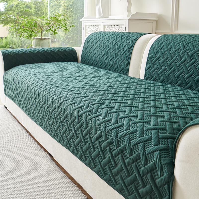 Чехол на диван противоскользящий грязеотталкивающий подушка сиденья полосатая подушка для дивана универсальный защитный чехол для четырех сезонов