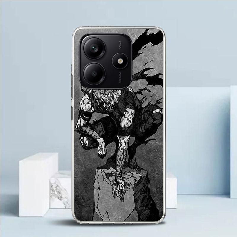 Чехол для телефона One P-Punch-Man Garou для Xiaomi Redmi Note 15 14 14S 13 12S 12 Pro Plus 11S 11 11T 11E 10S 10 + Мягкая задняя крышка из ТПУ
