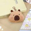 Creative Capybara Keychain Lovely Cartoon Pendant Funny Mini Fashion Keychain Kawaii Backpack Decoration Accessories Gifts
