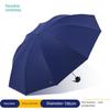 Paradise Umbrella Official Genuine Manual Folding Umbrella for Men, Compact and Portable, Thickened and Reinforced, Wind-Resistant, Dual-Purpose for
