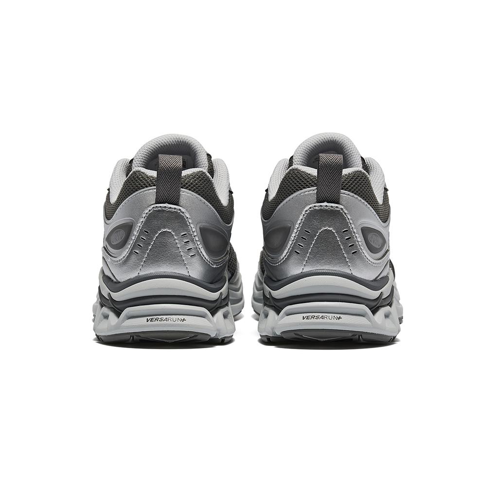 SAUCONY Grid Fusion Удобная Универсальная Поддержка Низкие Повседневные Ретро Кроссовки Кроссовки Унисекс Серебристо-Серый S79063-7