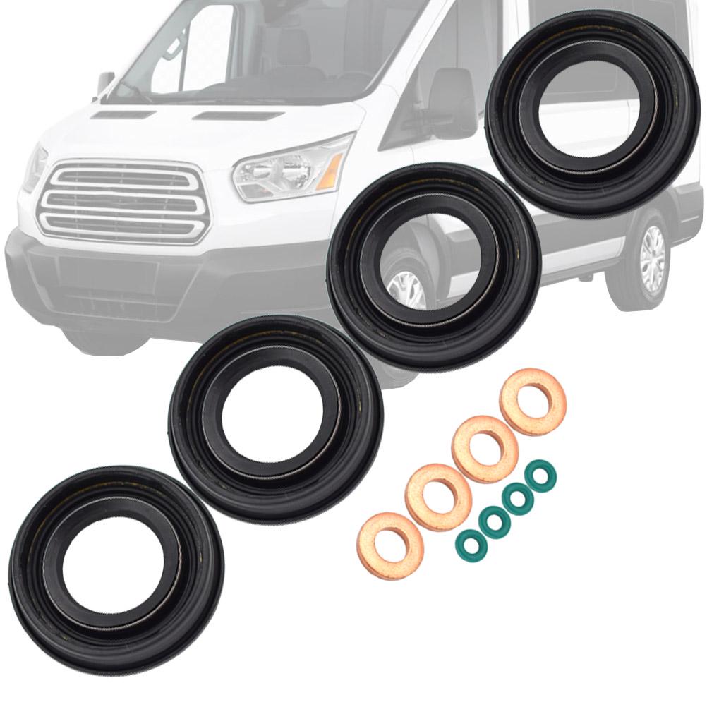 FUEL INJECTOR SEAL + WASHER + O RING SET FOR FORD TRANSIT Land Rover Defender Peugeot Boxer Citroen Relay 1378433 1372494 1795871