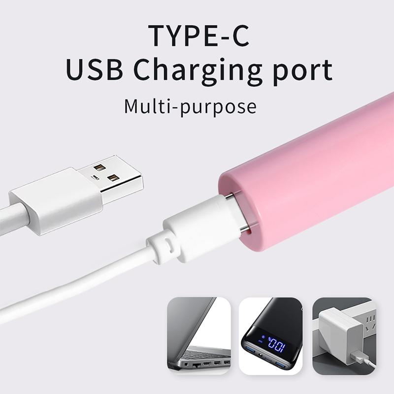 Ручная лампа для хранения энергии на талии для ногтей, мини-лампа для светотерапии, лампа для ногтей, круглая лампа с надписью, зарядка