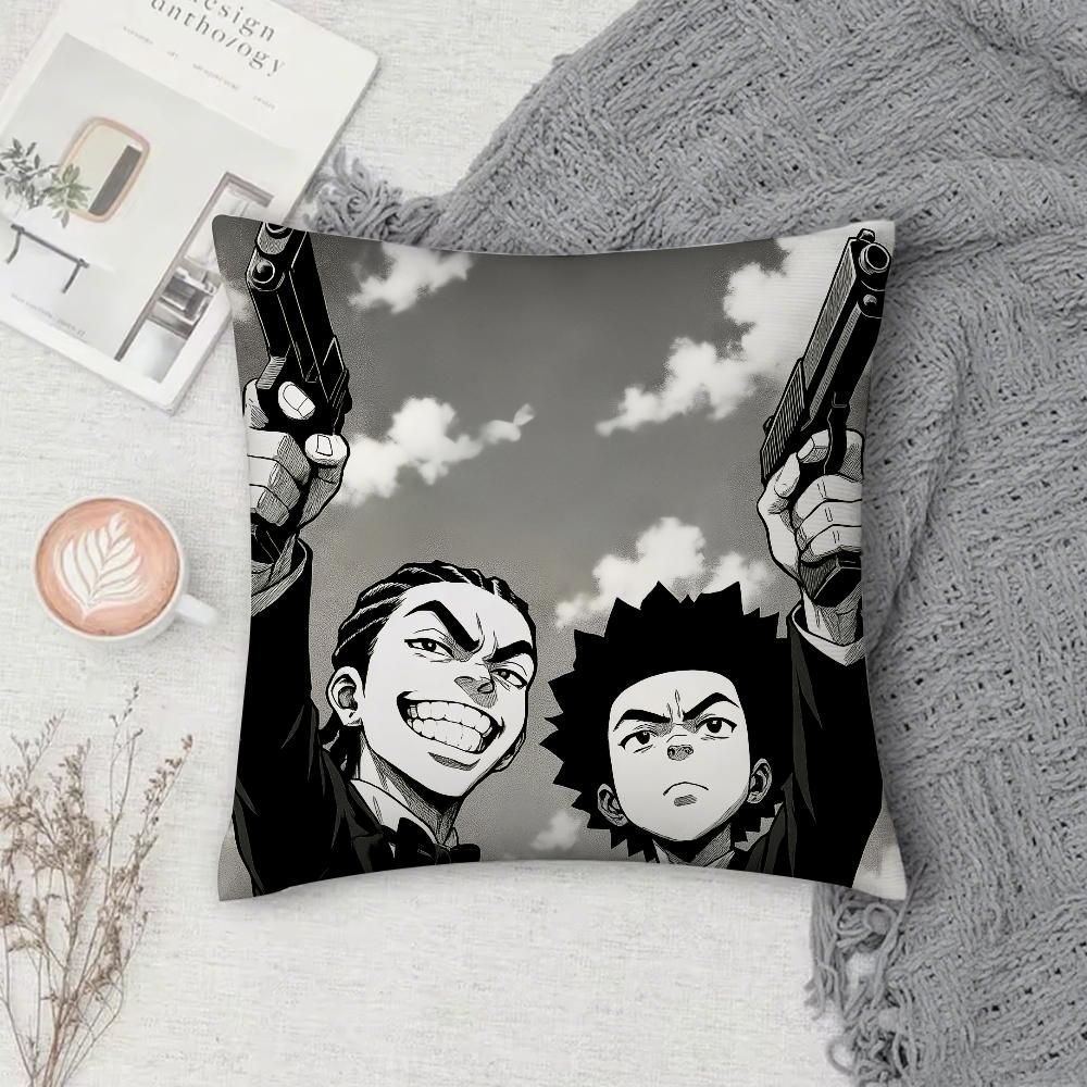 Мультяшная Наволочка The B-Boondocks Квадратная Диванная с для рисунка удобная подушкаподходит для комнаты