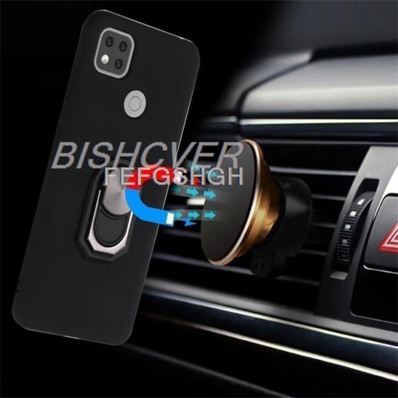 For Doogee S200 2024 6.72" Back Finger Ring Soft TPU Silicone Case For Doogee S200 S 200 Bracket Phone Cover