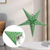 Подвесной 3D абажур в виде рождественской елки, бумажный пятизвездочный декоративный абажур, домашний декор