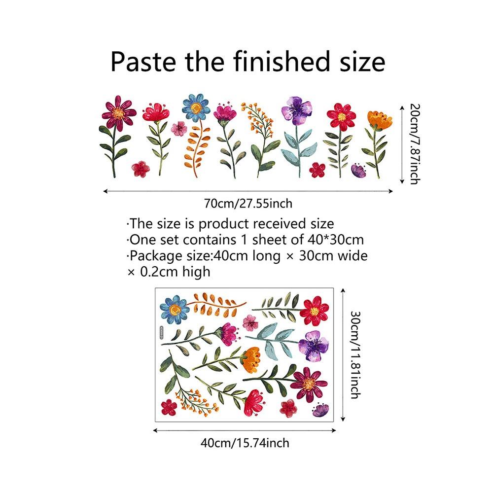 Colorful Sun Catcher Window Stickers Rainbow Prisms Flower Butterfly Bee Floral Decals Waterproof Sunlight Cloud