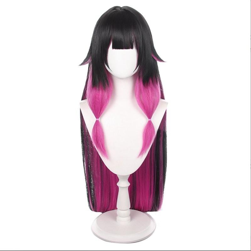 Beautiful Genshin Impact Cosplay Wig For Women Featuring Columbia Gradation Long Hair