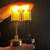 Miniature Table Lamp 0.05 Scale Doll House Lights Realistic Mini Desk Lamp Battery