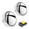 Новые 2 шт. Автомобильные зеркала заднего вида Зеркало заднего вида Дополнительное зеркало для слепых зон Автомобильное выпуклое зеркало Градус 360 Аксессуары Выпуклое Регулируемое L9Y0