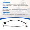 X AUTOHAUX Handlebar Bus Circuit Wire Extension Harness 29cm Sportster Handlebar Wire Extension