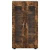 FLORIN Sideboard with Shelf Smoked Oak Finish 55.5 x 29 x 100 cm
