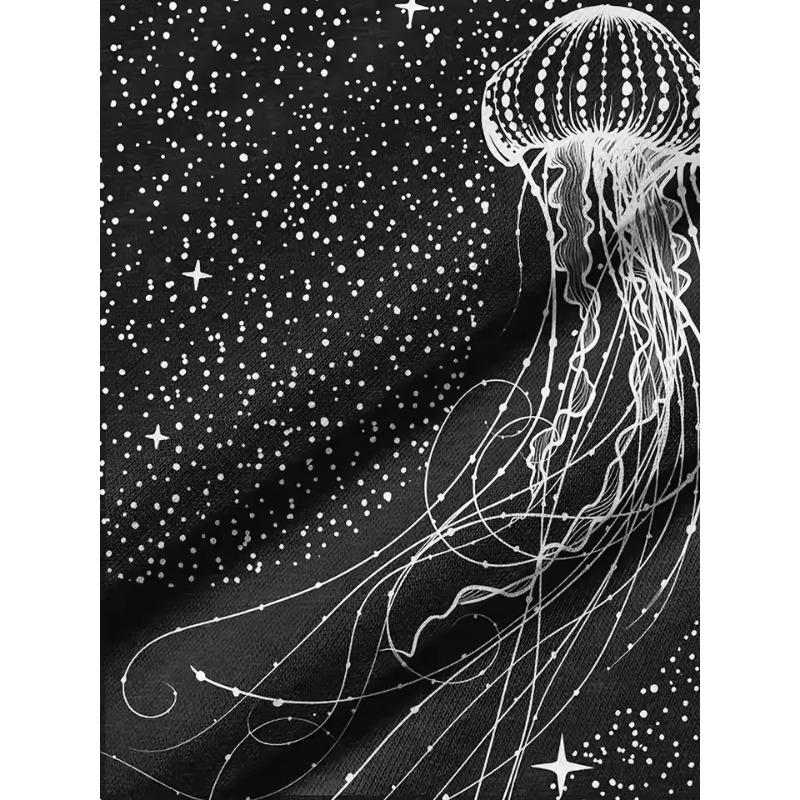 Женские футболки с принтом медузы 3D, модные повседневные женские футболки больших размеров с коротким рукавом и круглым вырезом, женская одежда Harajuku, летний топ