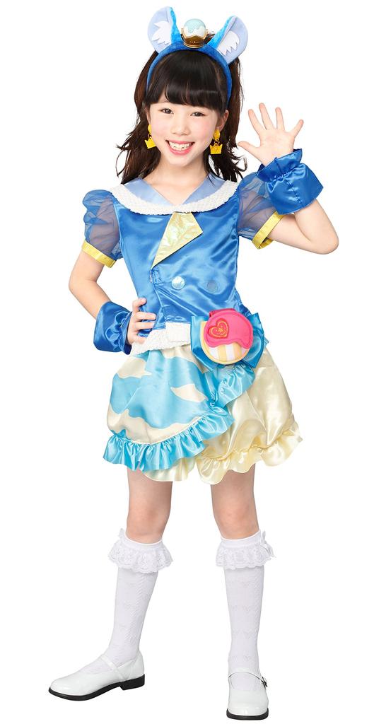 Kirakira Precure A La Mode Cure Gelato Transformation Kids Costume for Girls Pre-Cure 95cm-115cm