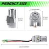 Battery Cylinder Lock Motorcycle Battery Locks Tricycle Electrombile Battery Accessories with 2 Key Motorcycle Ignition Lock