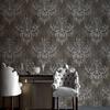 3D Grey Damascus Wallpaper European Luxury Damask Living Room Bedroom Background Hotel Wallcovering Mural