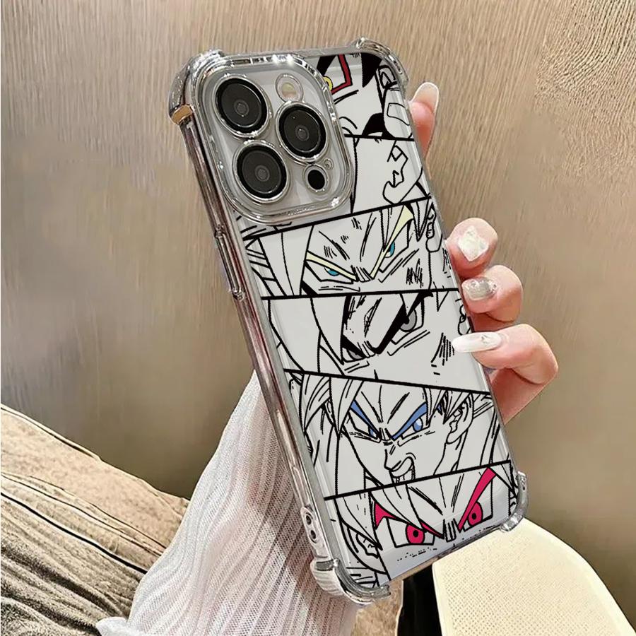Чехол для телефона Funda Case для Apple iPhone 17 Pro Max 14 Air 13 16 17 12 Plus 15 11 XS XR Dragon Ball Аниме