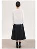 Anti-Wrinkle French Style Lace-Embroidered White Cotton Shirt