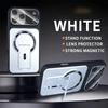 Fold Glass Camera Holder Magnetic Armor Case For 17 Air 16 15 14 Plus 13 12 11 Pro Max For Magsafe Lens Protective Cover