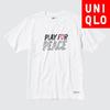 Uniqlo Футболка с принтом «Япония, мир для всех», короткий рукав, стандартный крой, Кей Нисикори