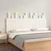 VidaXL Wall-mounted Headboard White 159.5x3x80 Cm Solid Pine Wood 824799