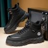 High-top Martin Boots Men's Shoes Autumn New Outdoor Tooling Shoes Men's Trend Versatile Platform Casual Short Boots Trendy Shoes