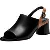 Heeled Sandals Summer Shoes for Women Pumps Peep Toe High Heels Woman Modern Sandal Casual Shoe Buckle Strap Sandalias De Tacón
