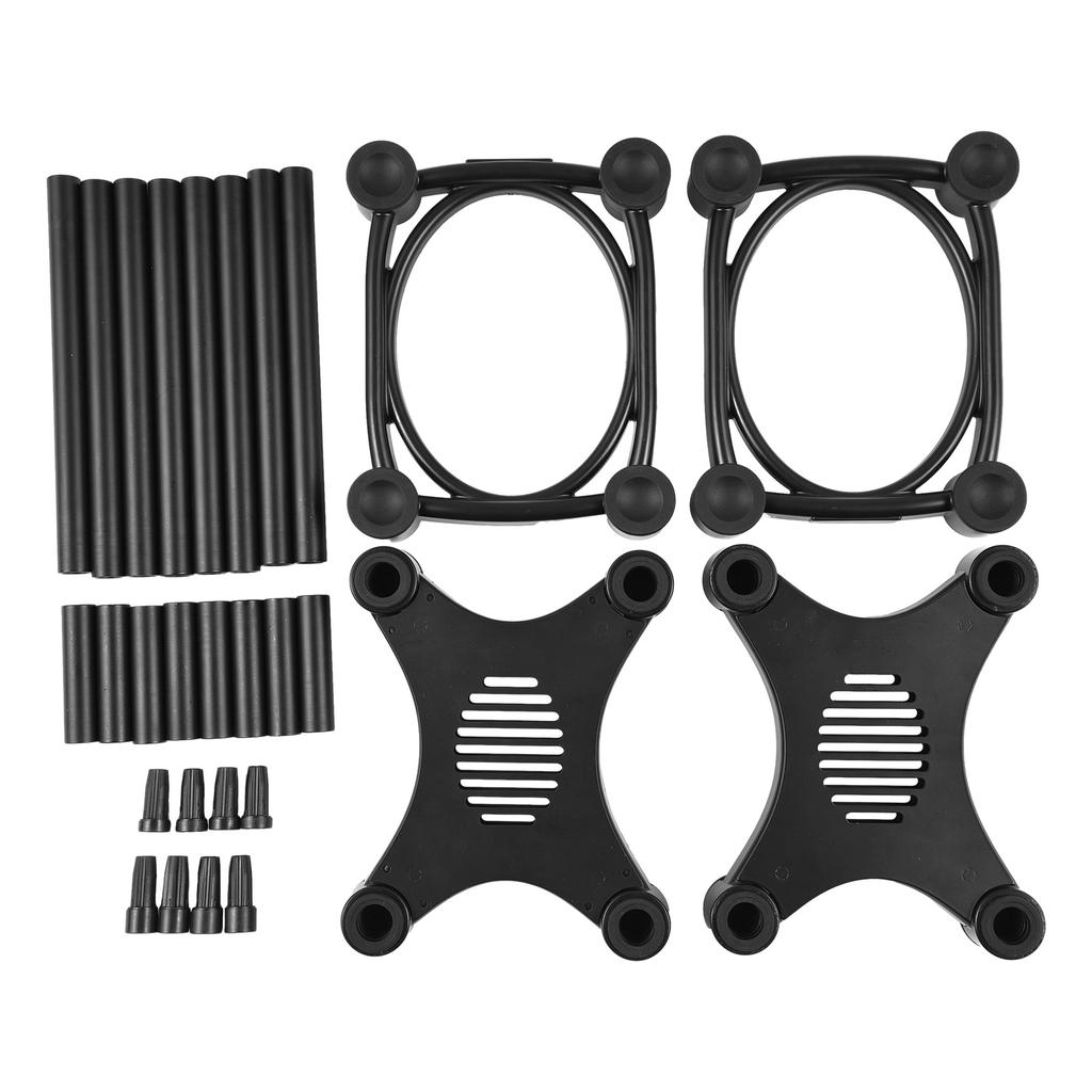 Desktop Speaker Stands Monitor Audio Bracket Shock Absorber Bracket with Adjustable Tilt Angle