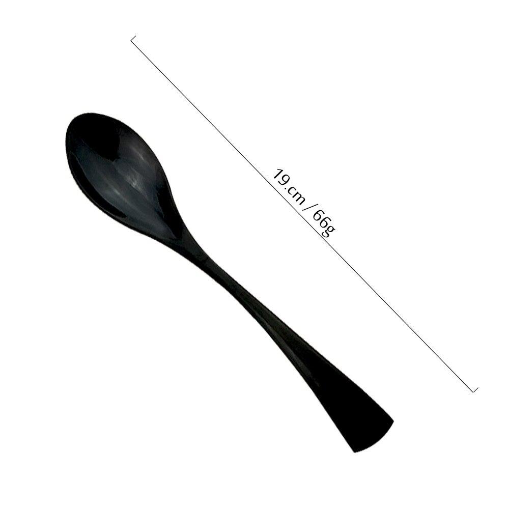 1-Piece Mirror Black Cutlery Set 18/10 Stainless Steel Western Food Tableware Sets Butter Fork Spoon Dinnerware