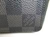 Оригинальный кошелек LOUIS VUITTON Damier Graphite с молнией для монет №9861  Отремонтирован продавцом