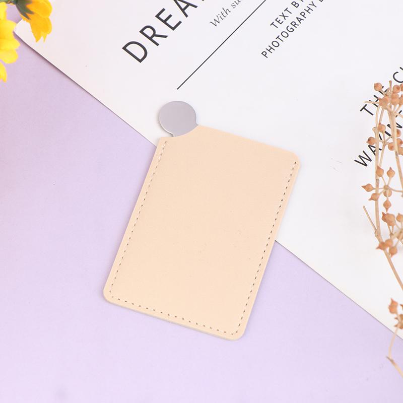 Portable Mini Stainless Steel Unbreakable Makeup Pocket Mirror Cosmetic Mirror