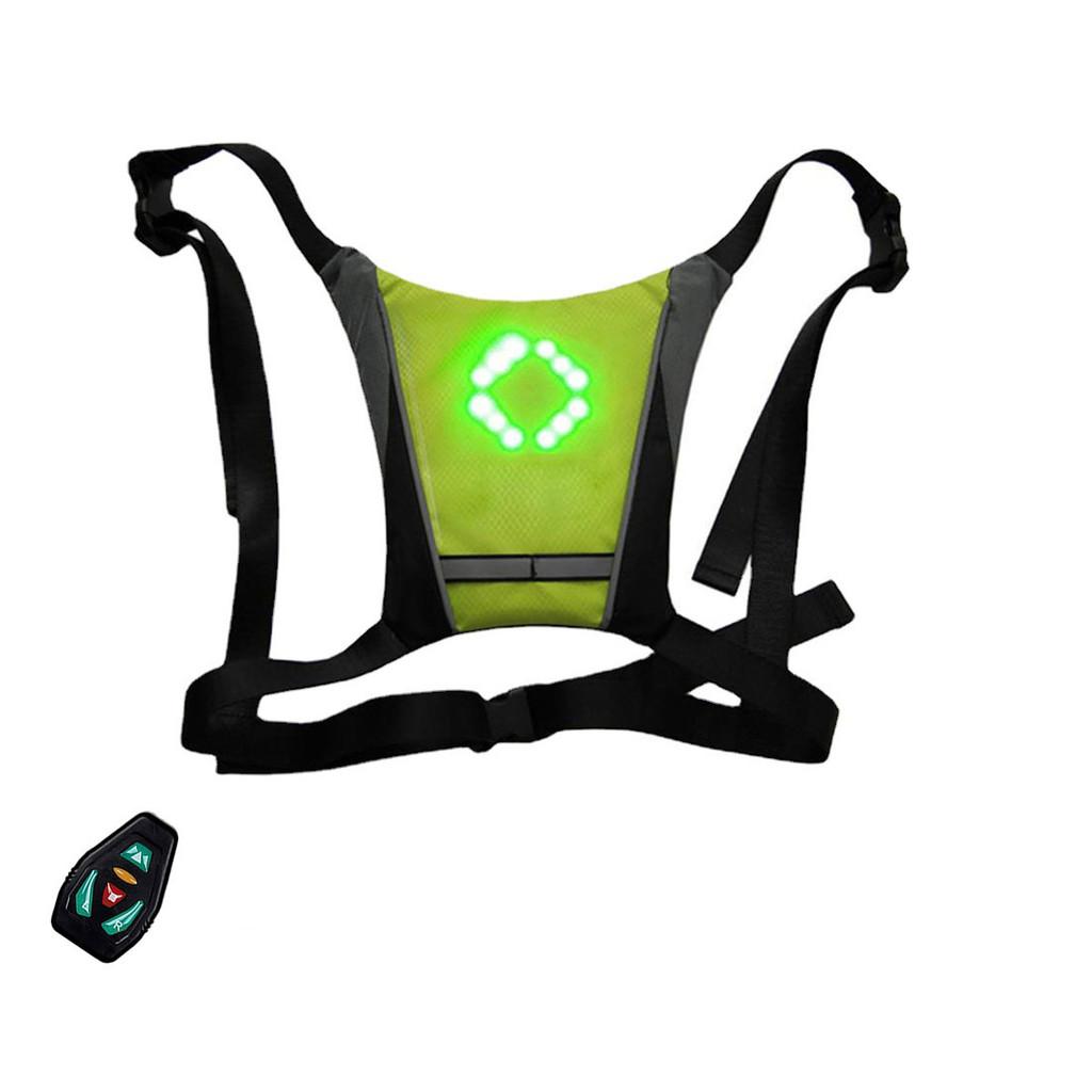 Bicycle Wireless Remote Led Warning Light With Turn Signal For Night Riding