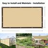 90% Shading Hdpe Beige Sunshade Net Garden Plant Shed Shading Sail Uv Protection Outdoor Pergola Sun Cover Swimming Pool Awning