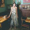 Bohemian Style Beach Dress Polyester Fibre Tassel Vest Elegant Knit Gown  Beach Vacation