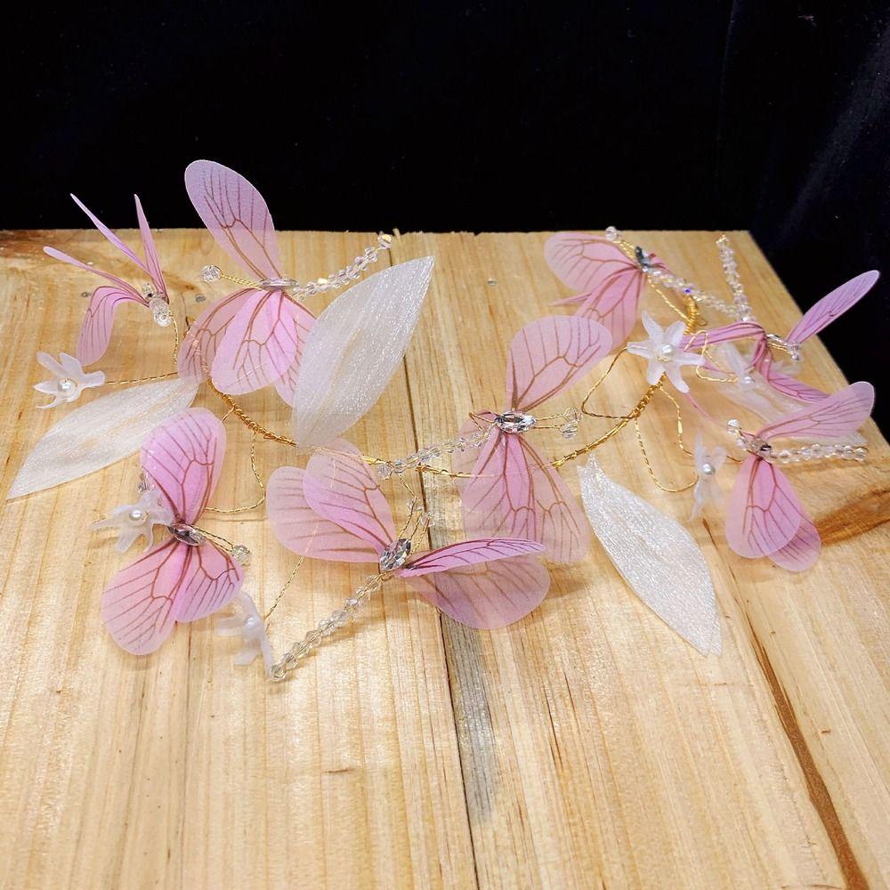 Headband Hair Ornaments Hairbands Transparent Korean Headdress Dragonfly Headband Women Hair Hoop